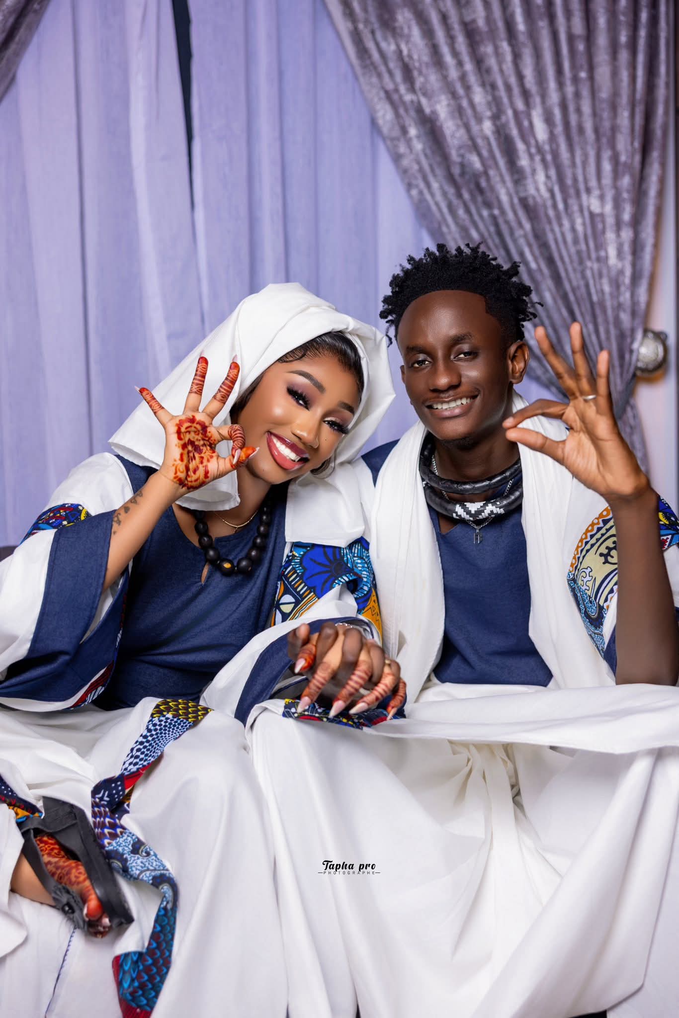 Fallu et Bebei Binta en mode Baye Fall et Yaye Fall pour le Magal de Touba