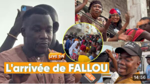 (Vidéo)- Libération de Fallou Fall : Une foule immense s’invite chez lui
