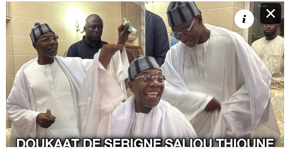 (Vidéo)- Serigne Saliou Ndigueul Thioune fait vibrer le Magal avec ses pas de danse