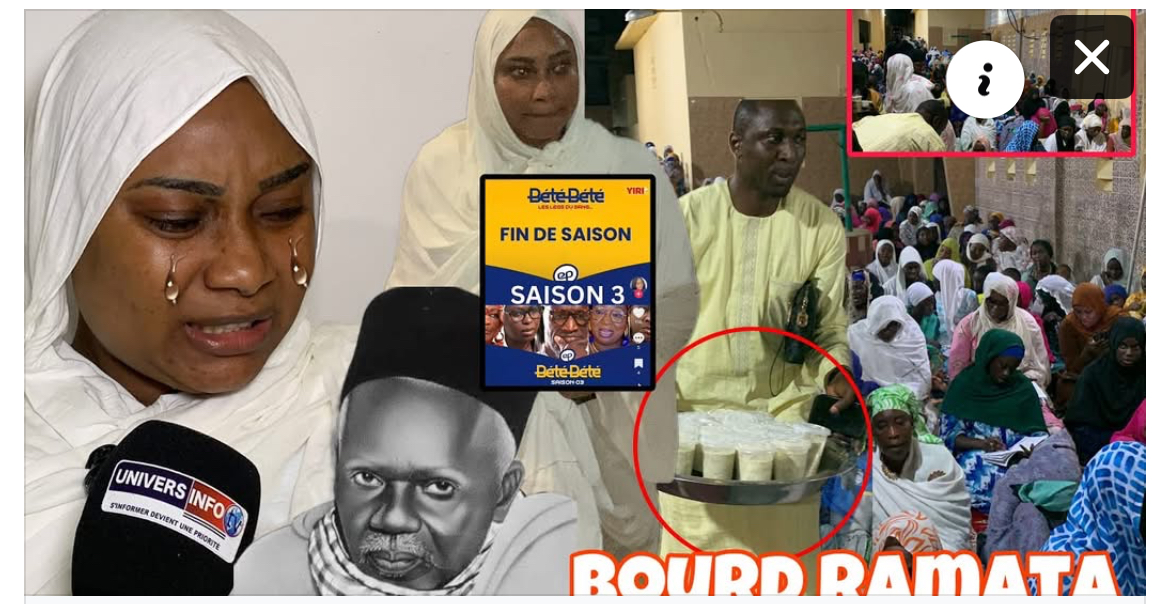(Vidéo) – Burd Tivaoune: Mawlid Naby : Ramata de la série Bété Bété offre repas et boissons aux tidianes