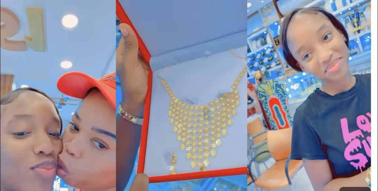 (Vidéo) – Mame Ndiaye Savon gâte sa fille avec de l’or…