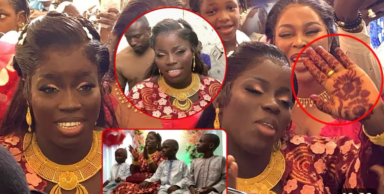 (Vidéo) – Maman vulgaire s’affiche heureuse avec ses 3 enfants lors du baptême de son nouveau-né.