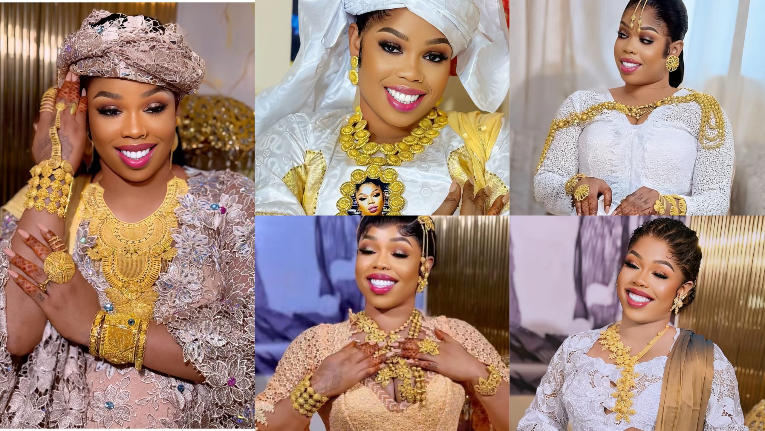 (Photos)- Magal de Touba : Mame Ndiaye Savon brille avec 30 tenues et une centaine de millions en or