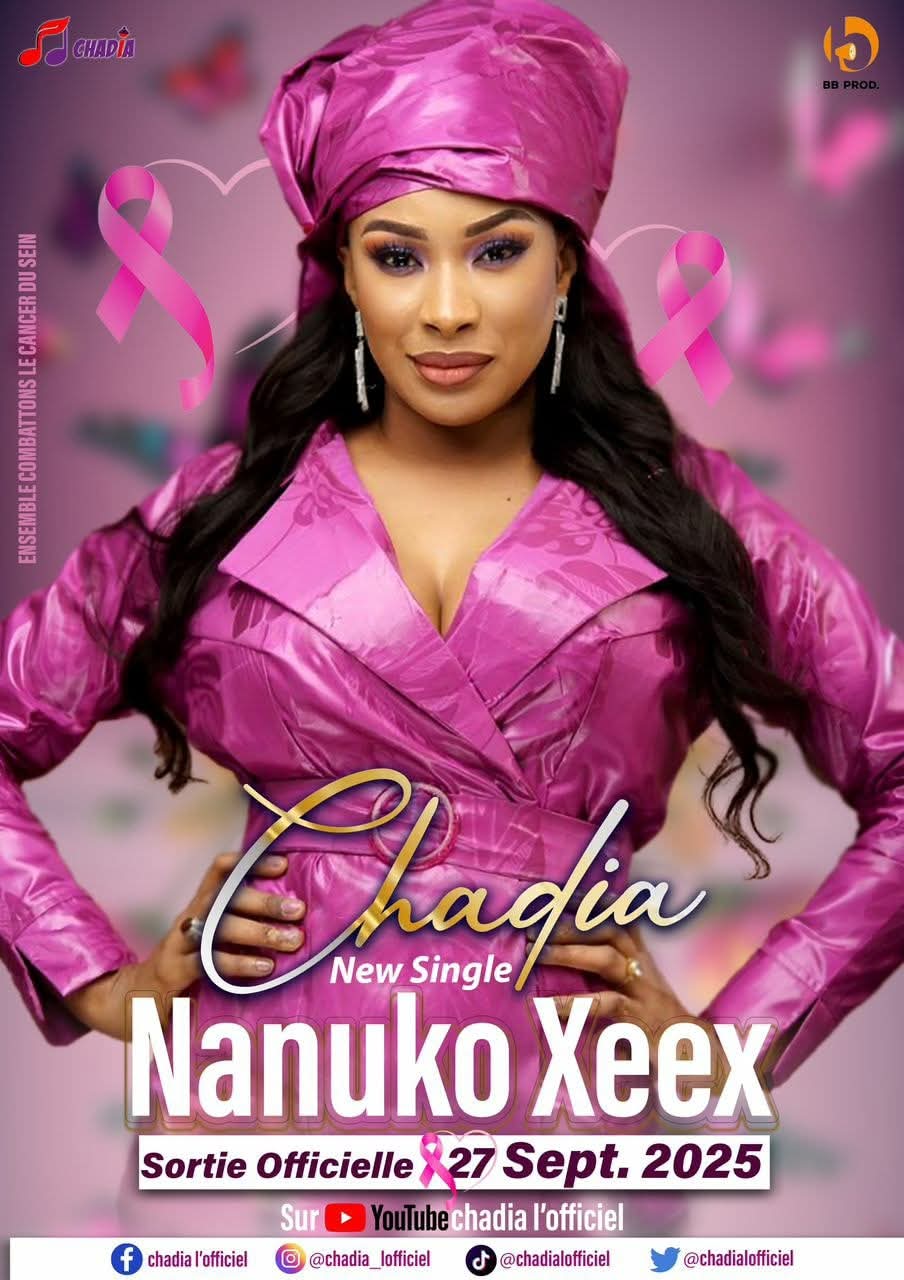 Chadia s’engage contre le cancer avec son nouveau single “Nanuko Xeex”