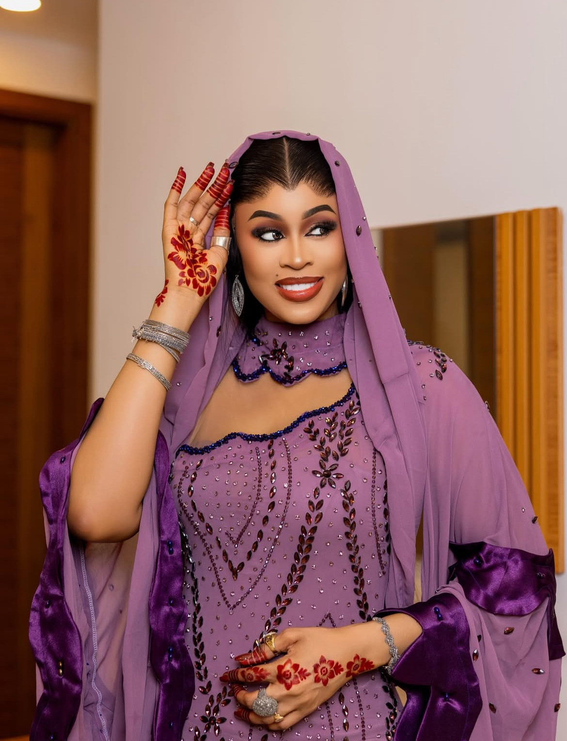 (Photos)- Ndeye Astou Sall éblouit au Gamou de Tivaouane
