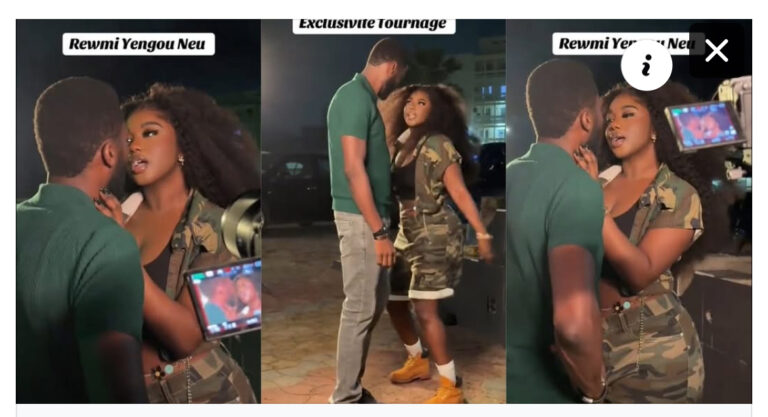 (Vidéo)- Danse collé-serré : Mia Guissé et Martin Tino Mbaye enflamment les coulisses du tournage