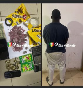 Trafic de drøgue : 321 grammes de MDMA saisis à Dakar