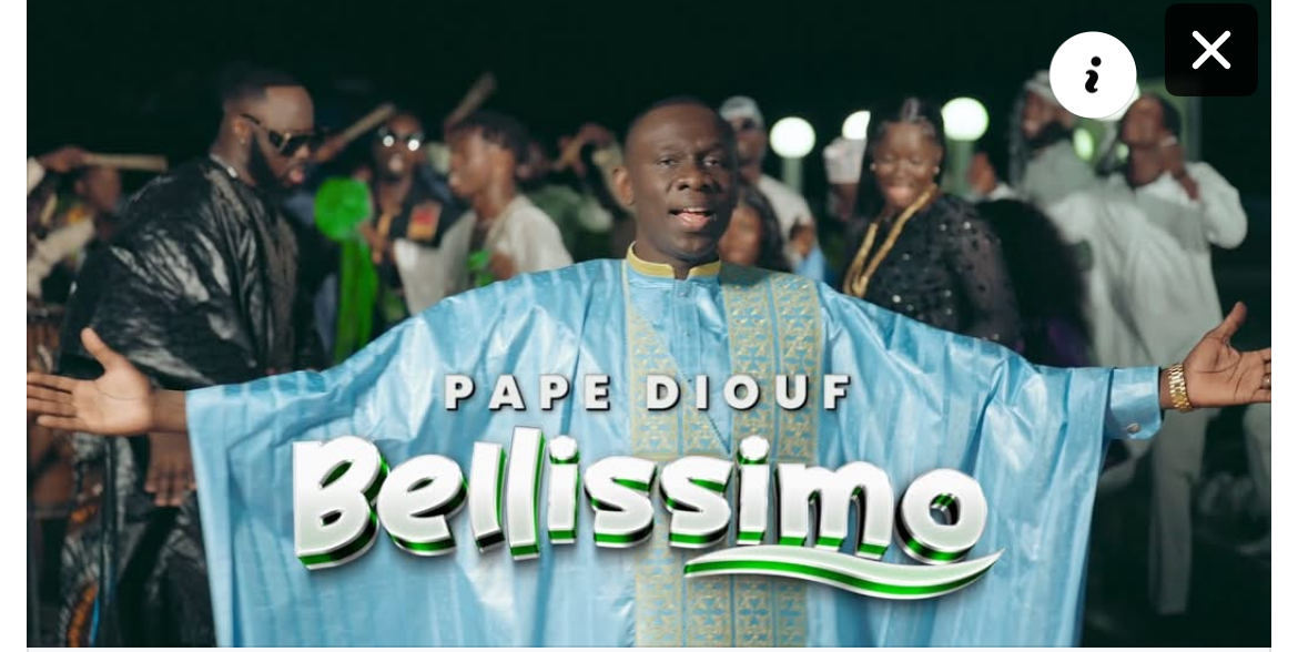 (Clip officiel)- Pape Diouf dévoile « Bellissimo », son nouveau single d’amour
