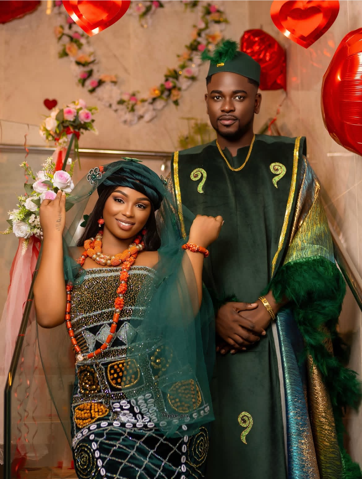 Bril et Dieyna Baldé célèbrent leur première année de mariage : une noce de coton pleine d’amour et d’élégance