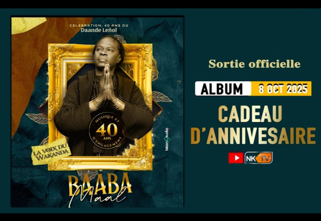 Le chanteur Baaba Maal fait un cadeau exceptionnel à ses fans : un album gratuit