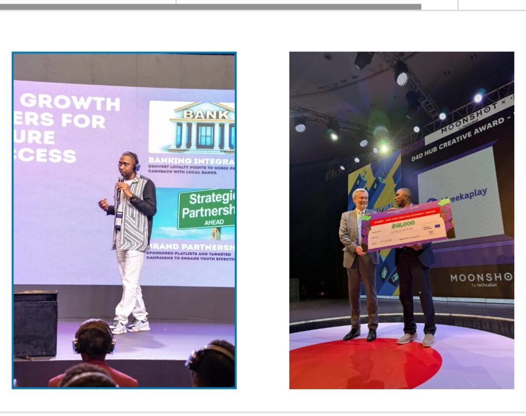 Afreekaplay sacré meilleur projet musical africain au D4D Hub Creative Economy Challenge 2025