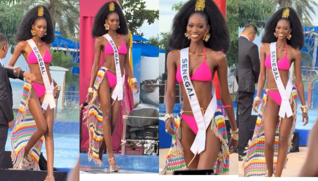 (Vidéo)- Miss Univers : Camila Diagne sublime le Sénégal dans un bikini audacieux