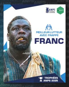 Franc élu Meilleur Lutteur de la saison 2024-2025 par l’ANPS