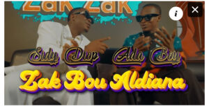 (Clip officiel)- Ada Boy fait sensation avec son single « Zak Bou Aldiana » en duo avec Sidy Diop