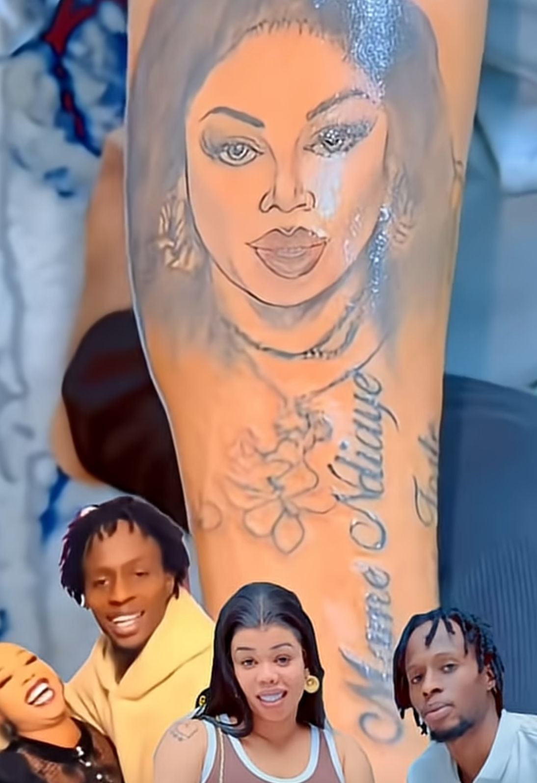 Amour, buzz ou folie ? Fou s’offre Mame Ndiaye Savon en tatouage