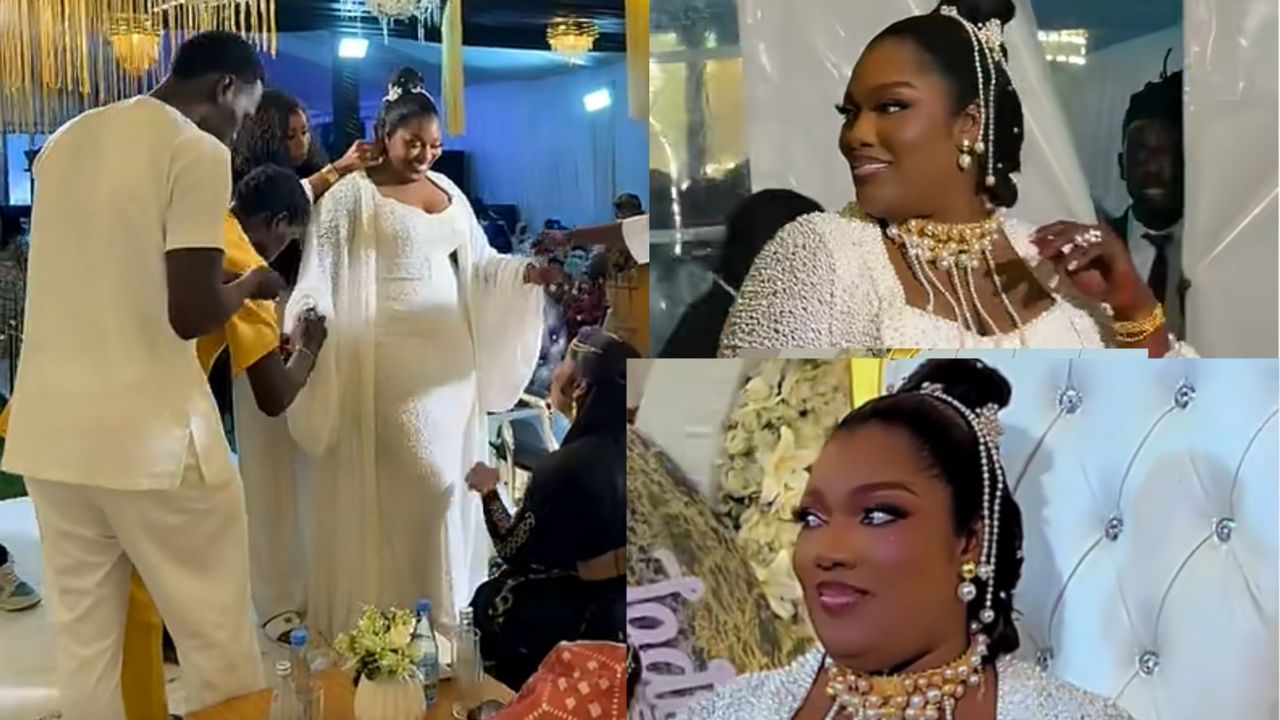 Du jamais vu : Bijou Ngoné se maquille et enfile sa tenue en plein direct, au milieu de son baptême.