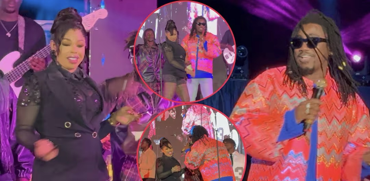 (Vidéo) – Goudi Lebou Yi : la tenue très sęxy de Mame Ndiaye Savon sur la scène de Wally Seck…