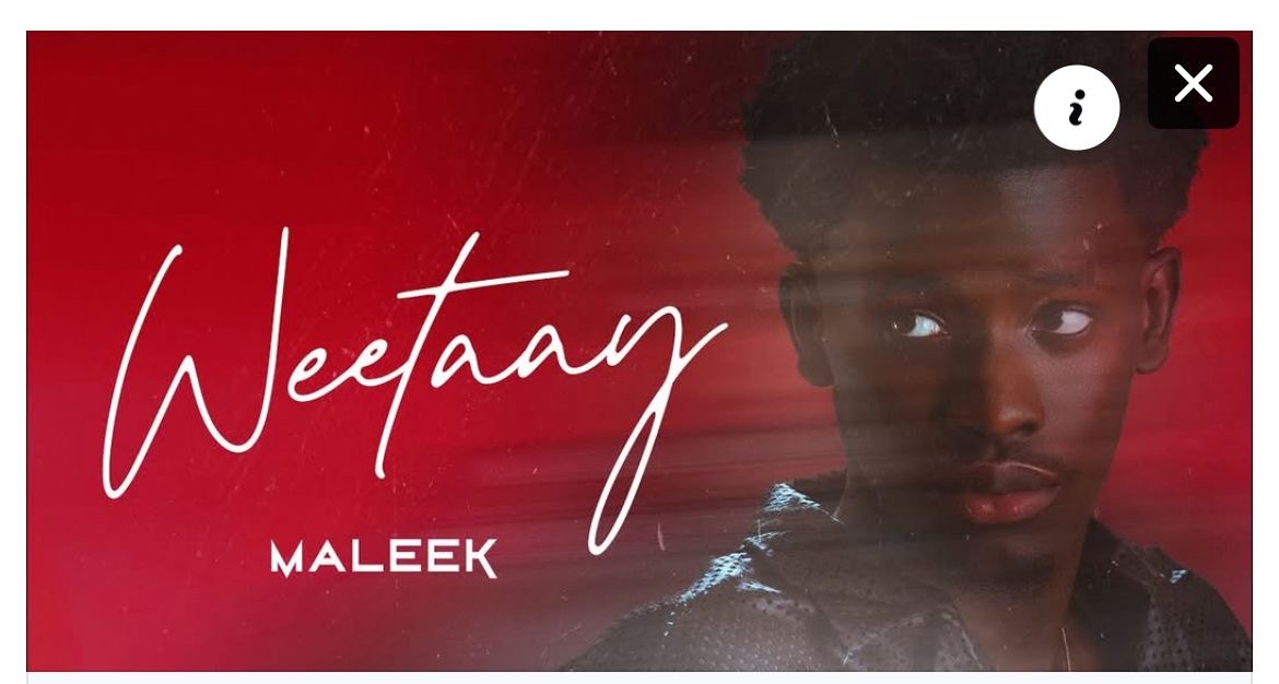 Musique – Naissance d’un nouveau talent : Maleek sort « Weetaay »