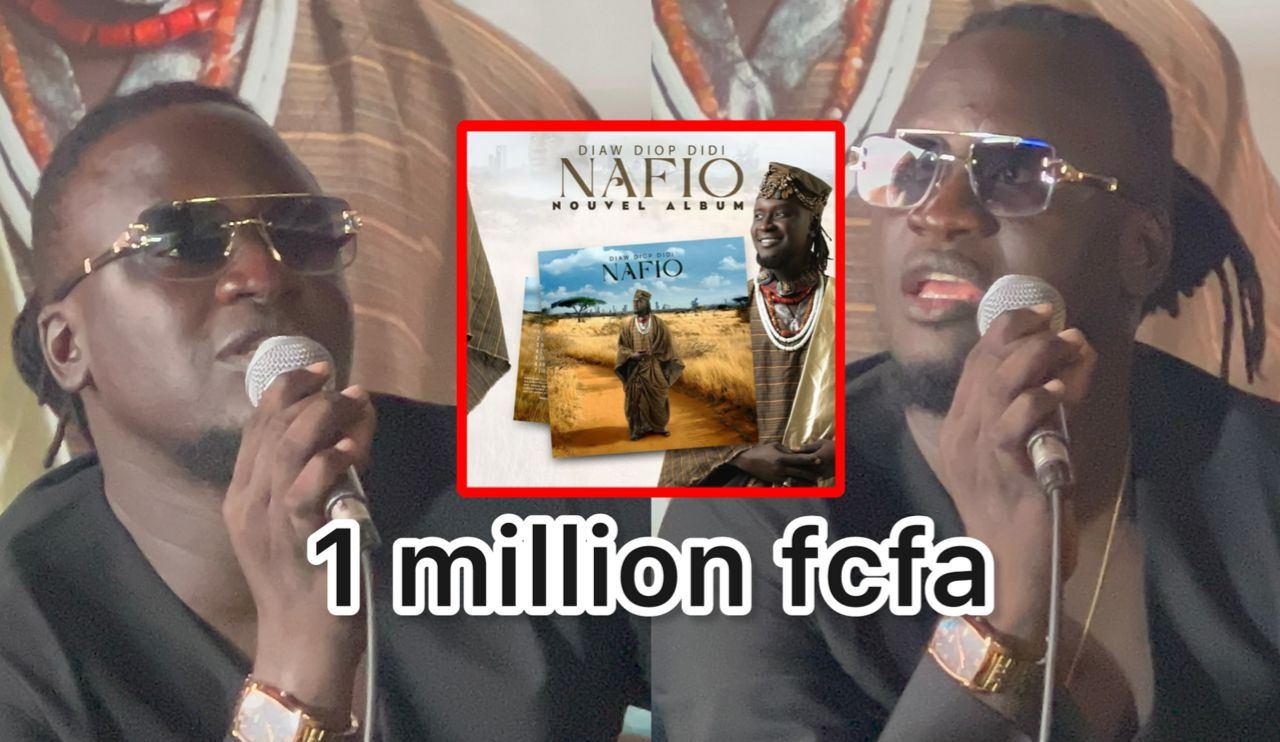 (Vidéo)- Prix Choc: Diaw Diop vend son album à un million de FCFA l’exemplaire.