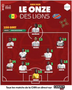 CAN 2025 : Pape Thiaw reconduit le même onze face à la RD Congo