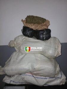 Sédhiou : 24 kg de chanvre indien interceptés, le suspect en cavale