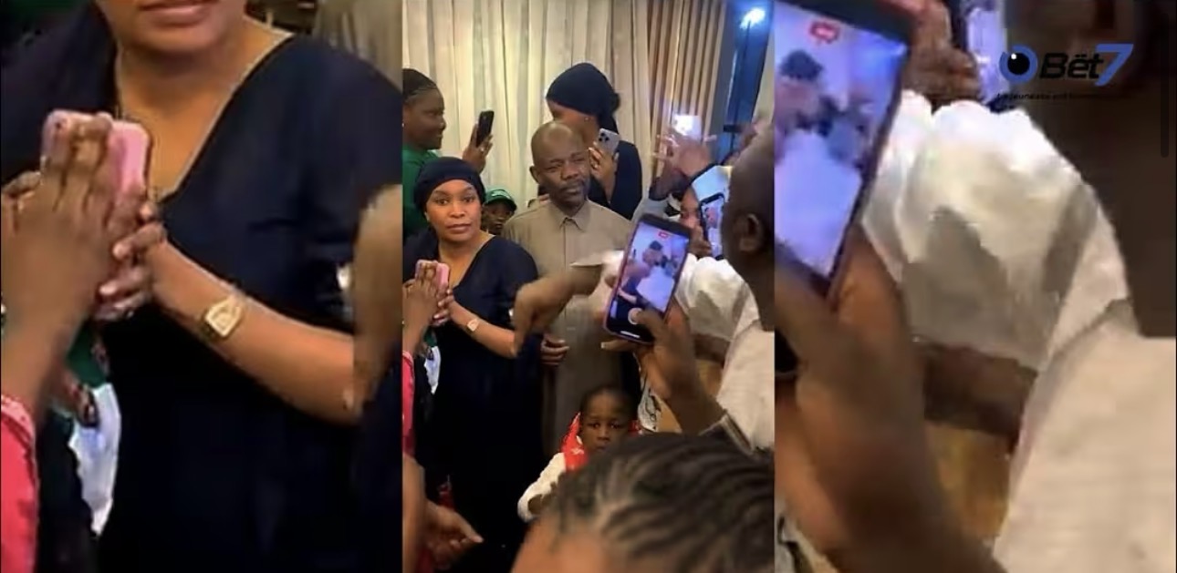 (Vidéo) – Les images émouvantes de Tahirou Sarr avec ses enfants après sa sortie de prison…