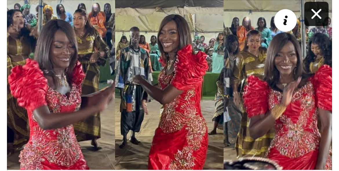 (Vidéo)- Coumba Gawlo Seck met le feu au Tann Berr avec des pas de danse incroyable !