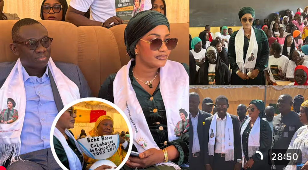 (Vidéo) – Bébé Bass inaugure les nouvelles classes de l’école 3 du Plan Jaxaay