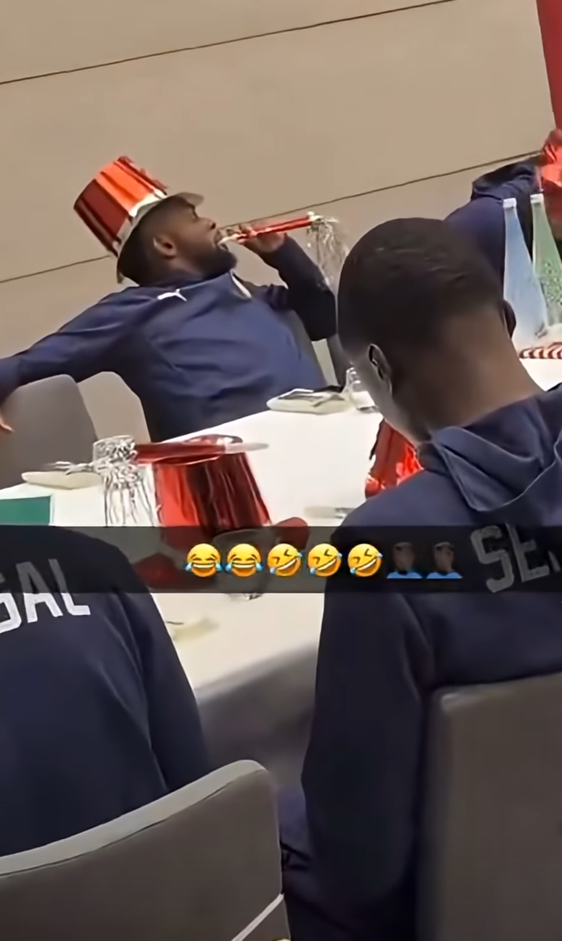 Fin d’année : les Lions du Sénégal en mode fête et fous rires