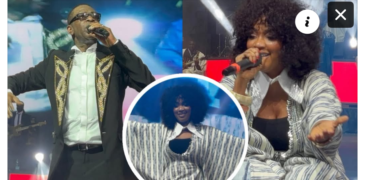 (Vidéo)- Grand Bal : la star guinéenne Dielykaba Bintou brille aux côtés de Youssou Ndour