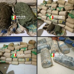 La police frappe fort à Mbour avec une saisie de 120 kg de drøgue