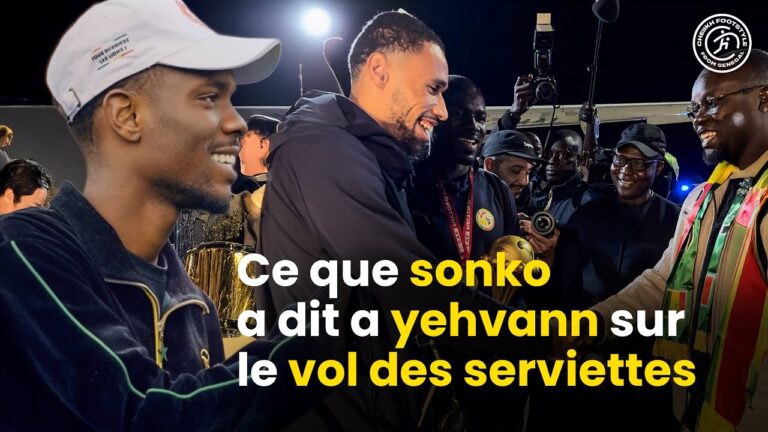 Accueil présidentiel des Lions : la plaisanterie de Sonko à Yahvann