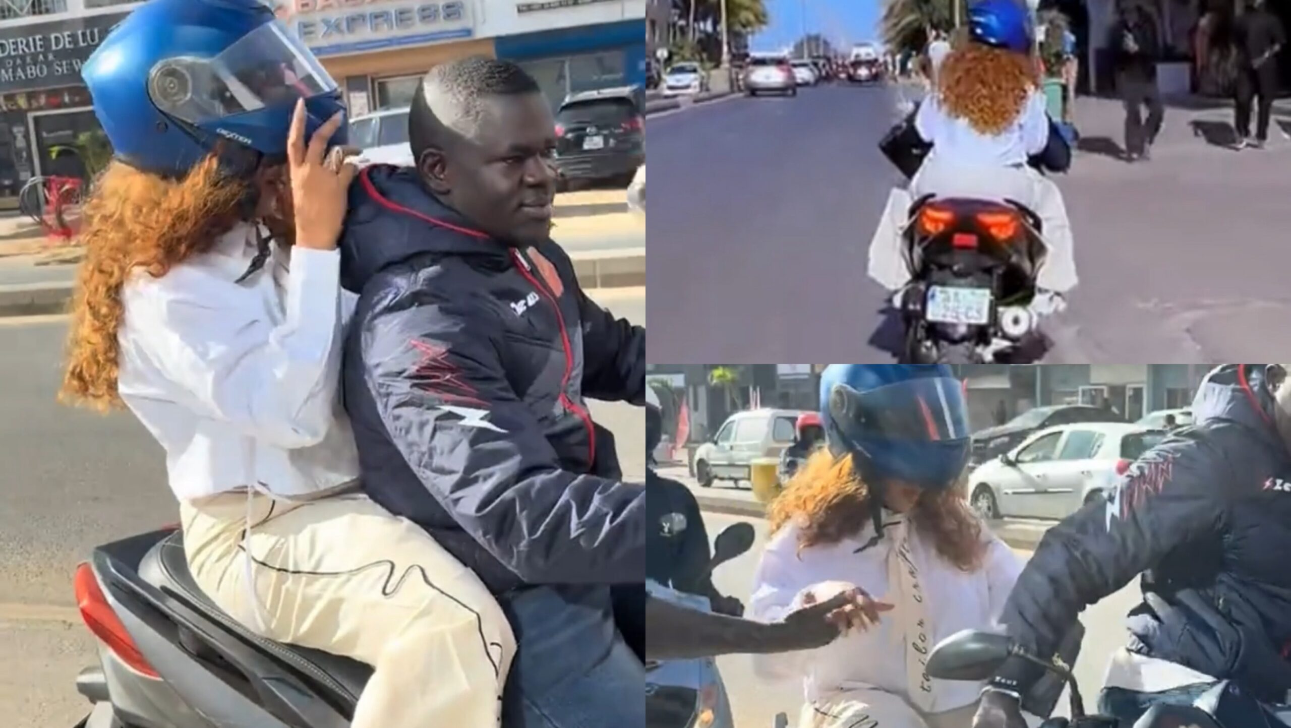 (Vidéo)- Viviane Chidid aperçue sur une moto en pleine rue de Dakar