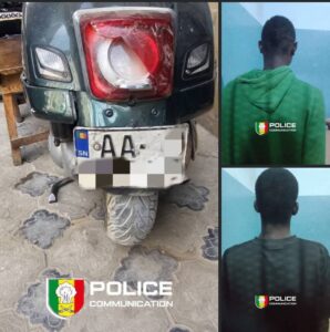 Vol de moto à Grand Yoff : deux suspects arrêtés après une course-poursuite nocturne