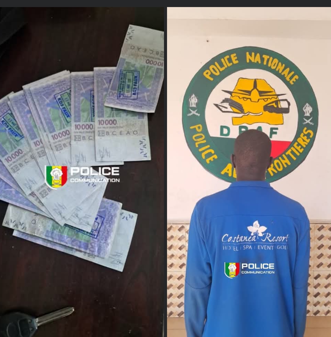 Rosso : un homme arrêté pour tentative de circulation de faux billets