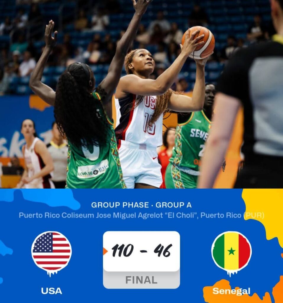 Basket féminin : défaite sévère du Sénégal face aux Américaines