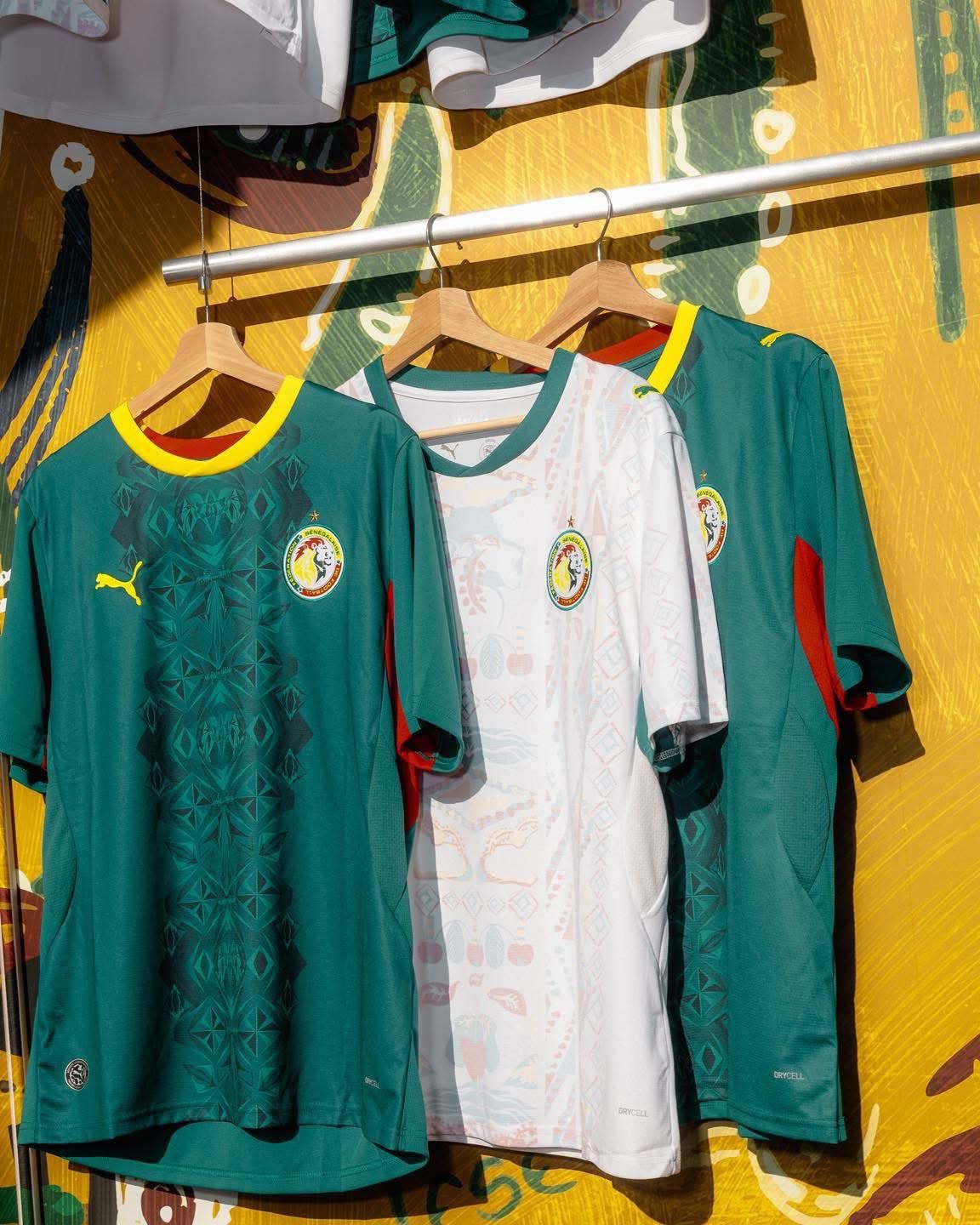 Coup de théâtre : La FSF publie les nouveaux maillots du Sénégal avec une seule ÉTOILE