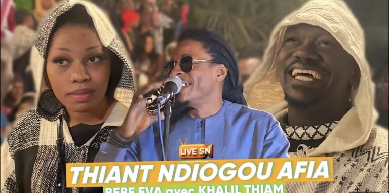 (Vidéo) – Thiant Ndiogou Afia : Bb Eva et Khalil Thiam arrosent le chanteur de billets de banque…