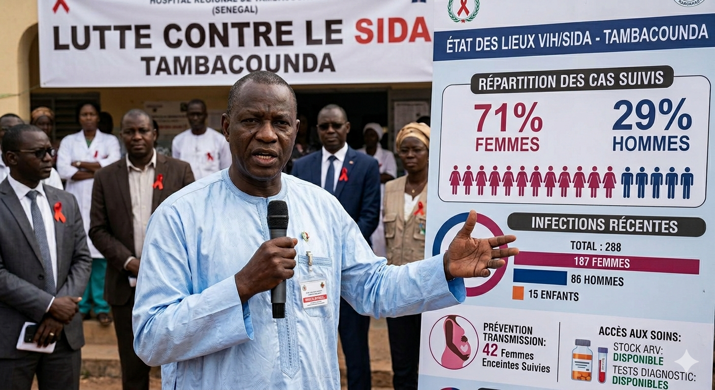 Tambacounda : 71 % des personnes suivies pour le VIH sont des femmes