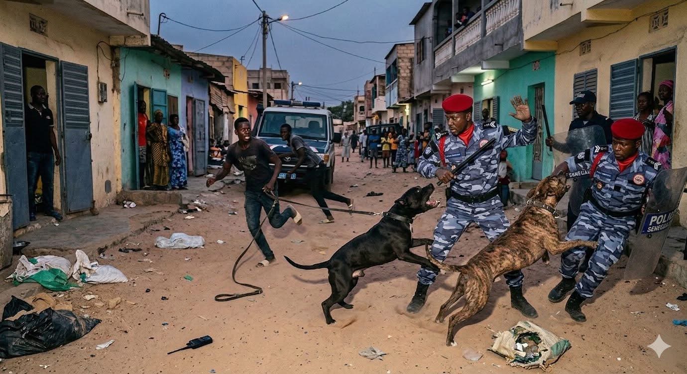 Yeumbeul : pris en flagrant délit, des dealers lâchent leurs pitbulls sur les policiers
