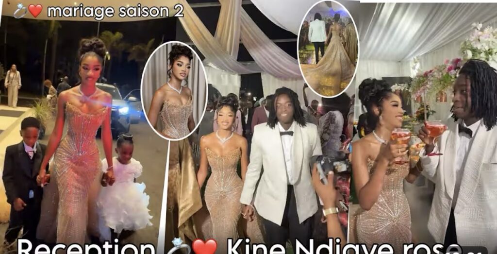 (Vidéo) – Mariage de Kiné Ndiaye : la mariée affiche une belle complicité avec son époux…