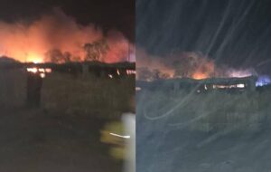 Médina Gounass : un incendie spectaculaire secoue le Daaka en pleine affluence…