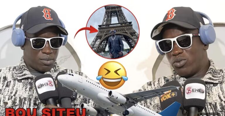(Vidéo) – Séjour à Paris : Bou Siteu raconte son voyage en avion… un récit à mourir de rire !