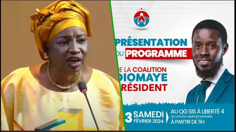 Coalition Diomaye Président : Mimi Touré appelle à l’unité face aux attaques et aux fakes news…