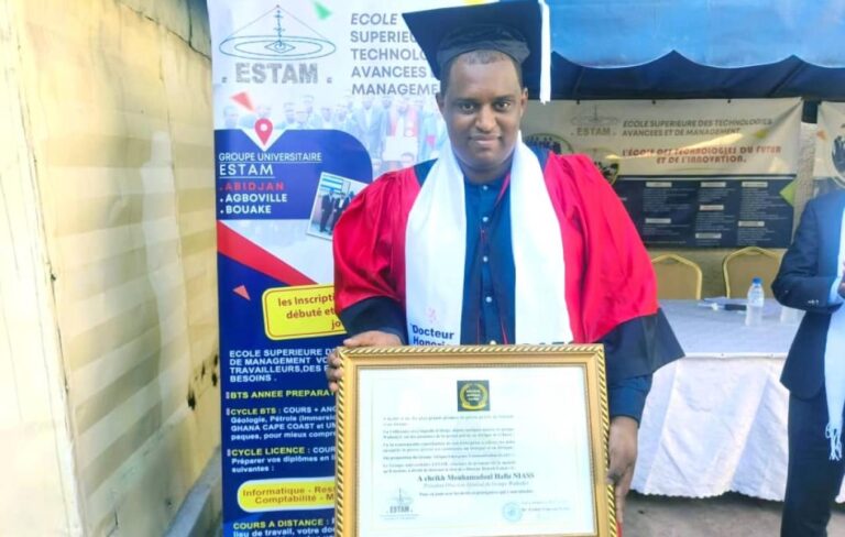 Distinction : Le PDG de Walfadjri, Cheikh Niass, sacré Docteur Honoris Causa à Abidjan