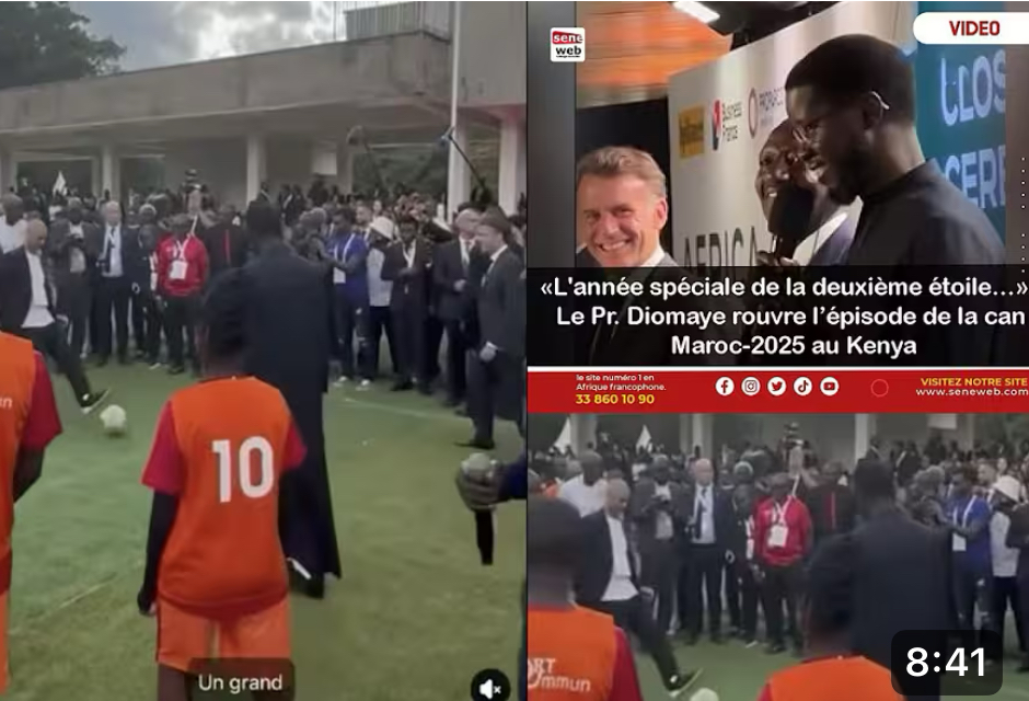 (Vidéo)-: Diomaye Faye, Macron et Ruto s’offrent une séquence football