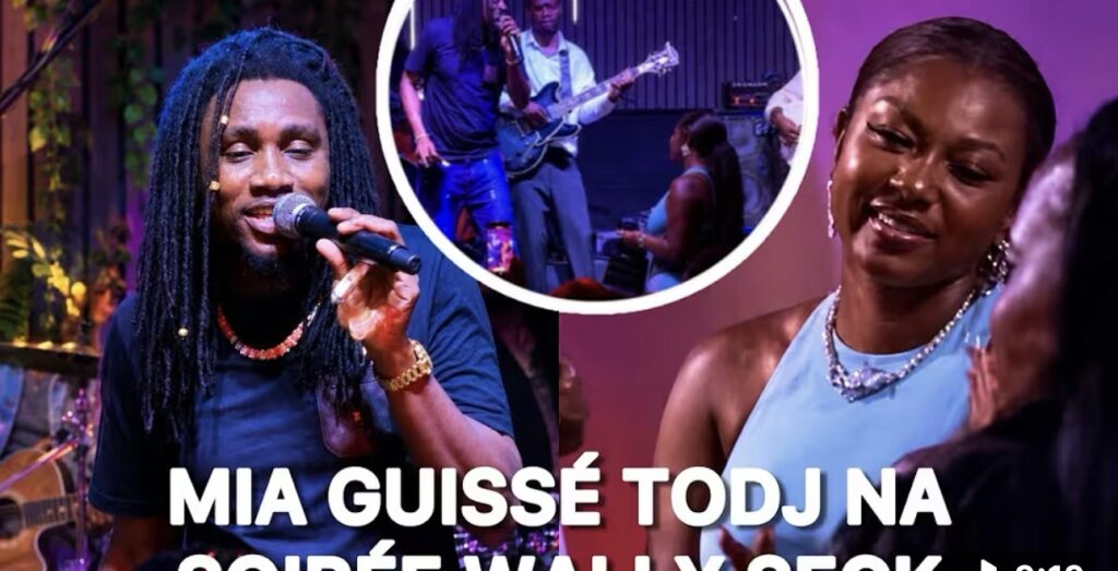 (Vidéo) – Soirée de Wally Seck : Mia Guissé touche les cœurs avec un magnifique duo sur scène.