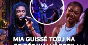 (Vidéo) – Soirée de Wally Seck : Mia Guissé touche les cœurs avec un magnifique duo sur scène.