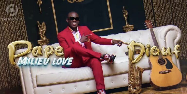 (Vidéo) – Pape Diouf dévoile un magnifique morceau intitulé « Milieu Love »