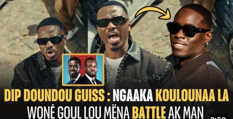 (Vidéo) – Les clashs de Dip Doundou Guiss contre Ngaaka Blindé dans son nouveau clip « Ñogmanté ». 
